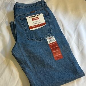 Wrangler Blue Regular Fit Denim Jeans 33x30